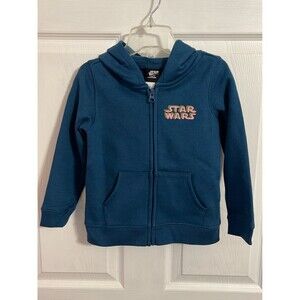 Star Wars Zip up Fleece Hoodie  Size 4T  New